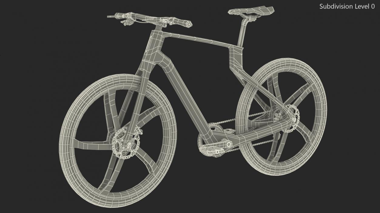 Superstrata E Carbon Electric Bicycle 3D