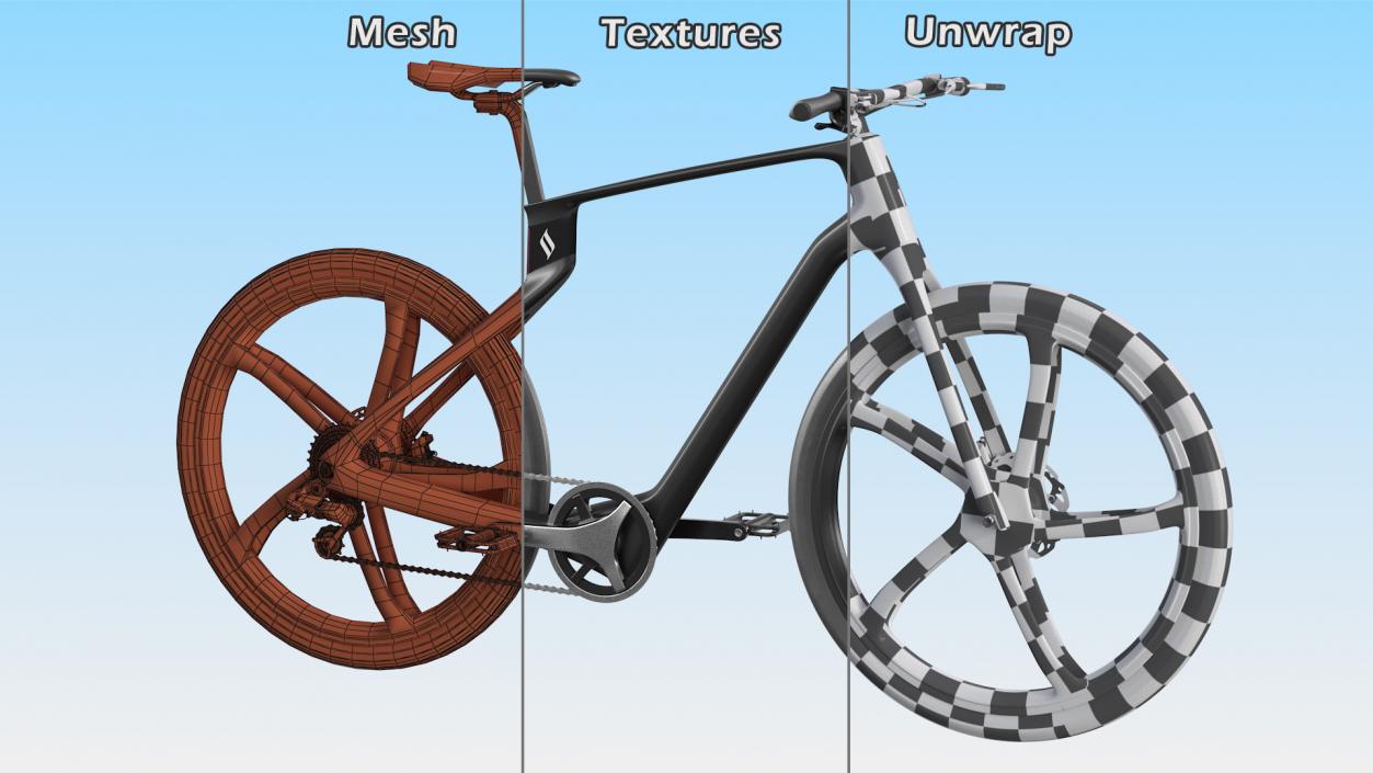 Superstrata E Carbon Electric Bicycle 3D