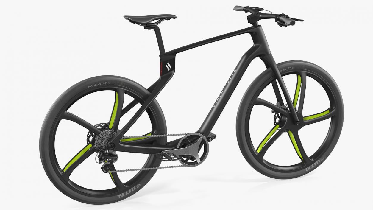 Superstrata E Carbon Electric Bicycle 3D