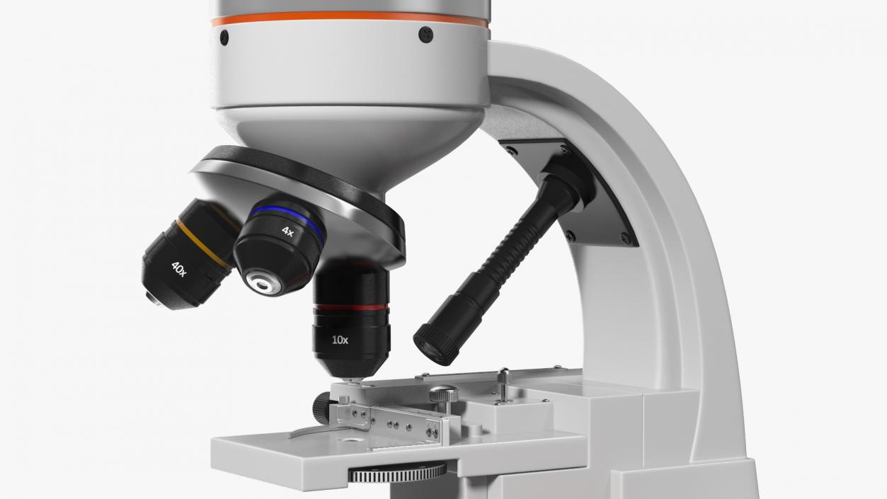 Professional Biological Microscope 3D model