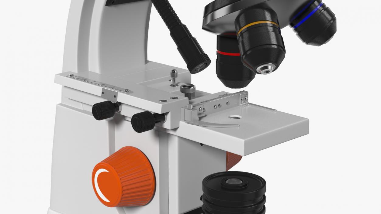 Professional Biological Microscope 3D model