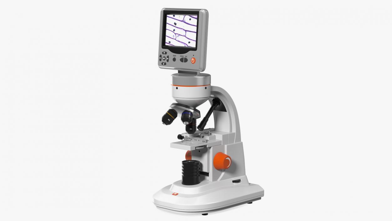 Professional Biological Microscope 3D model