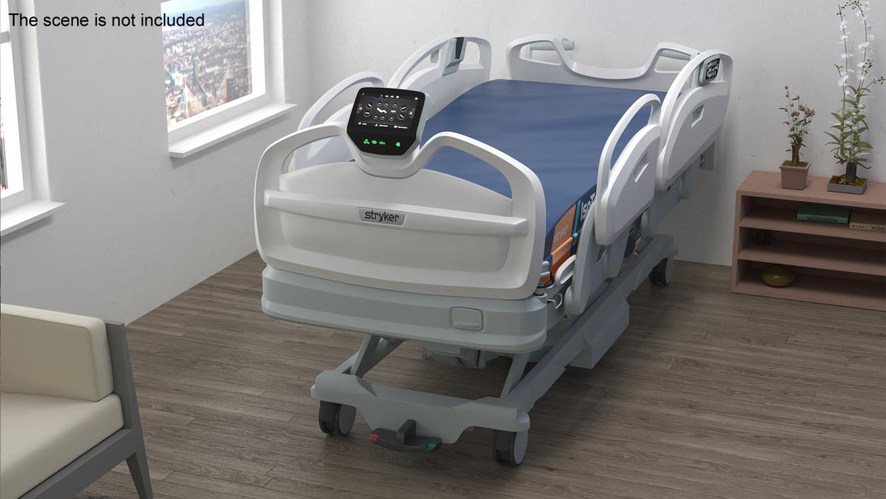 Smart Medical Bed Stryker Procuity ZM 3D