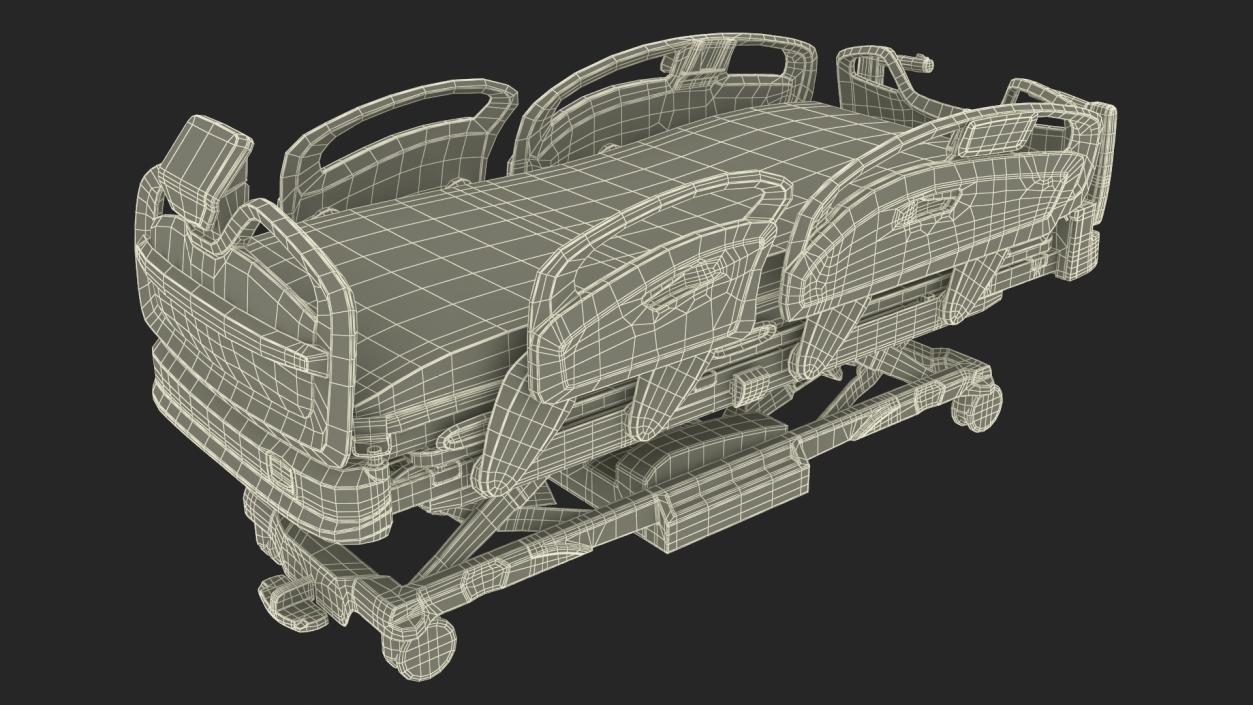 Smart Medical Bed Stryker Procuity ZM 3D