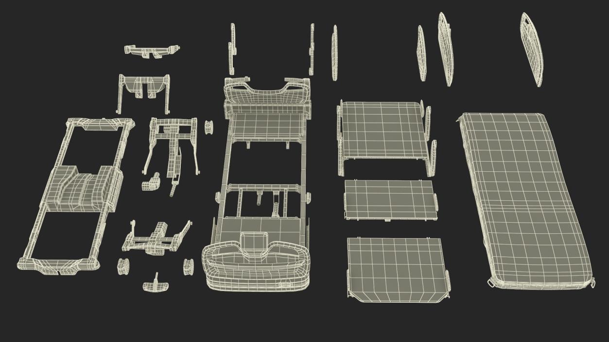 Smart Medical Bed Stryker Procuity ZM 3D