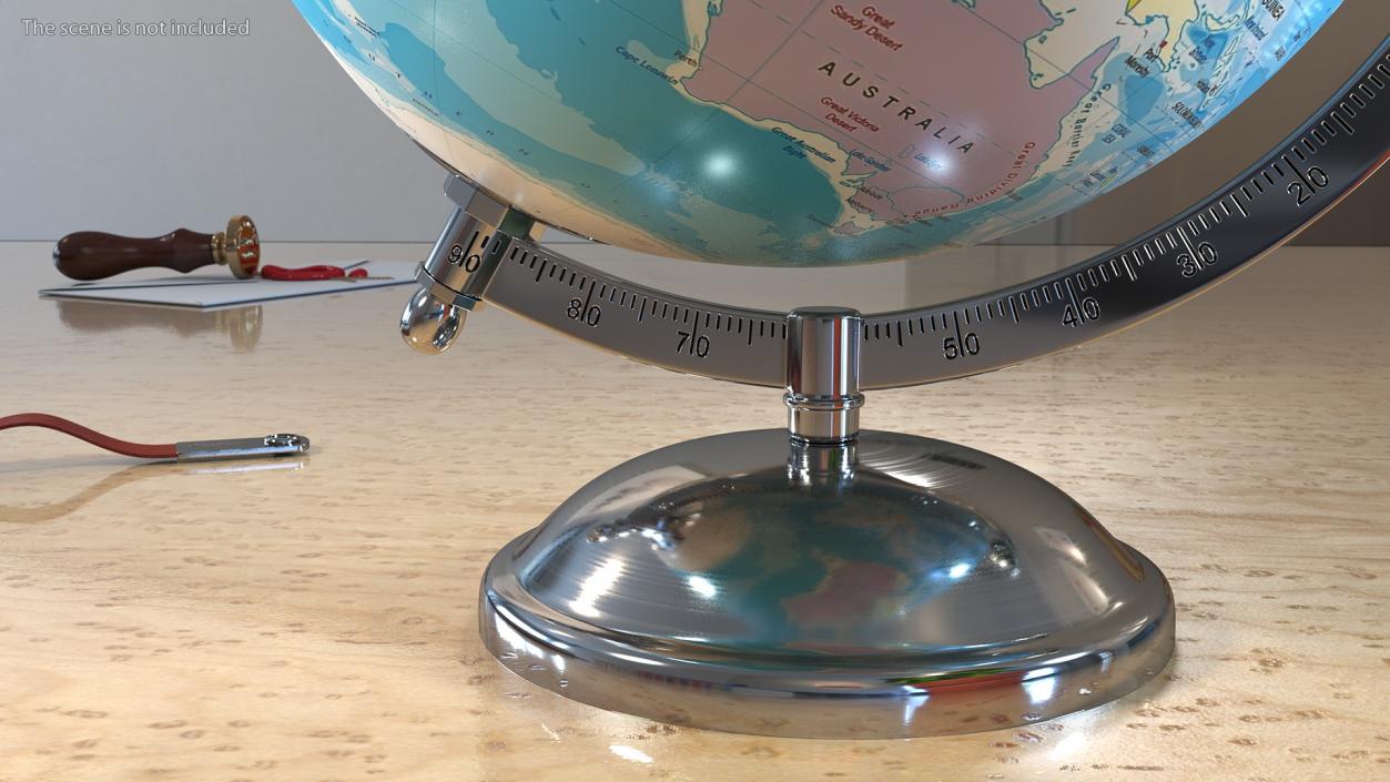 3D World Globes with Stand Collection 3