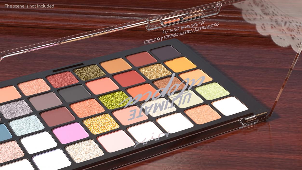 NYX Ultimate Utopia Shadow Palette 3D model