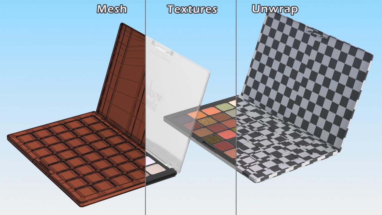 NYX Ultimate Utopia Shadow Palette 3D model