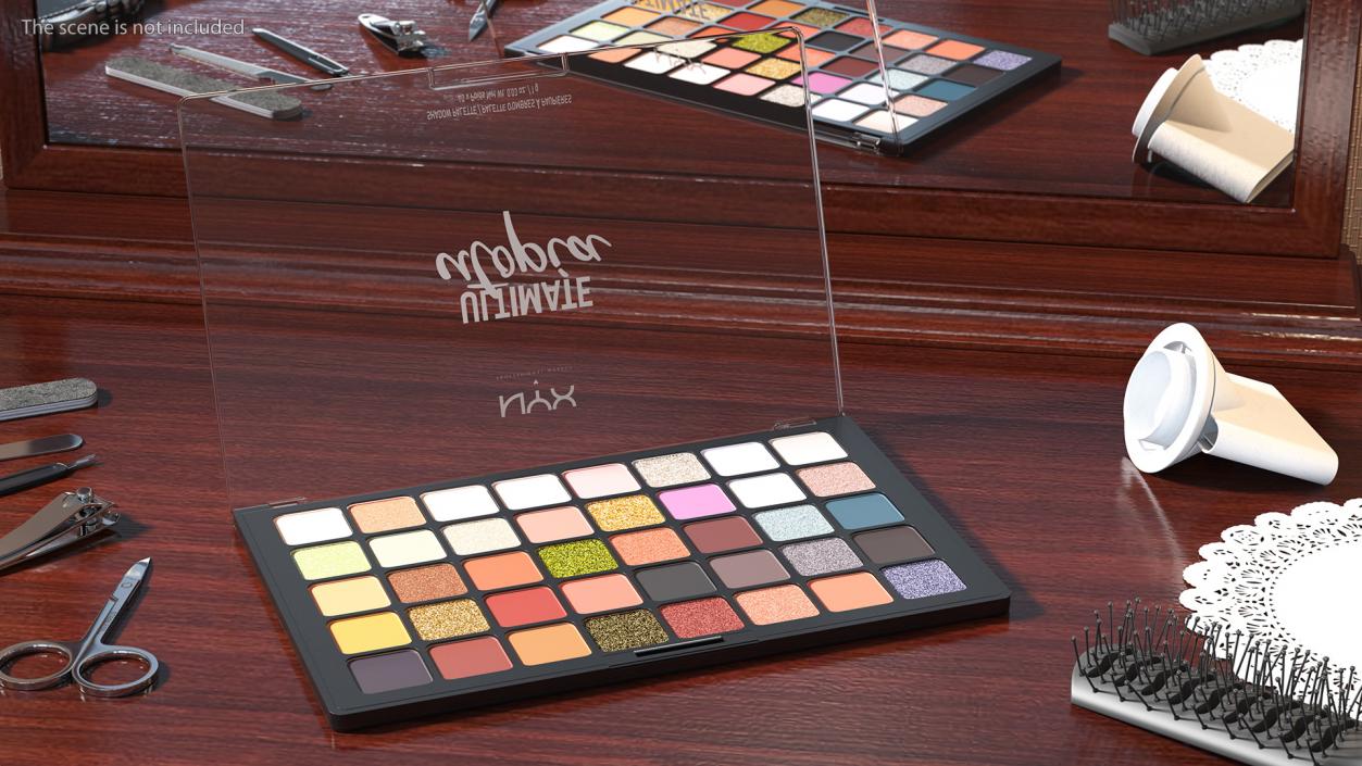 NYX Ultimate Utopia Shadow Palette 3D model