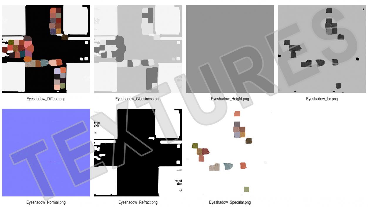 NYX Ultimate Utopia Shadow Palette 3D model