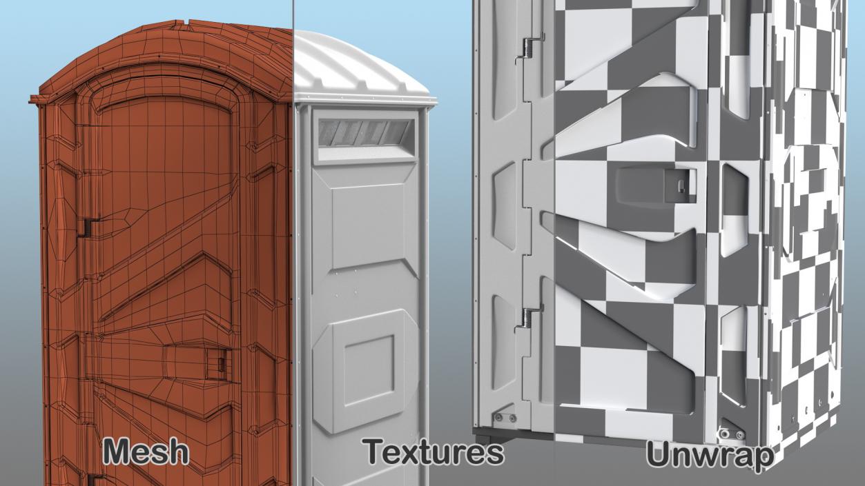 3D model Chemical Toilet