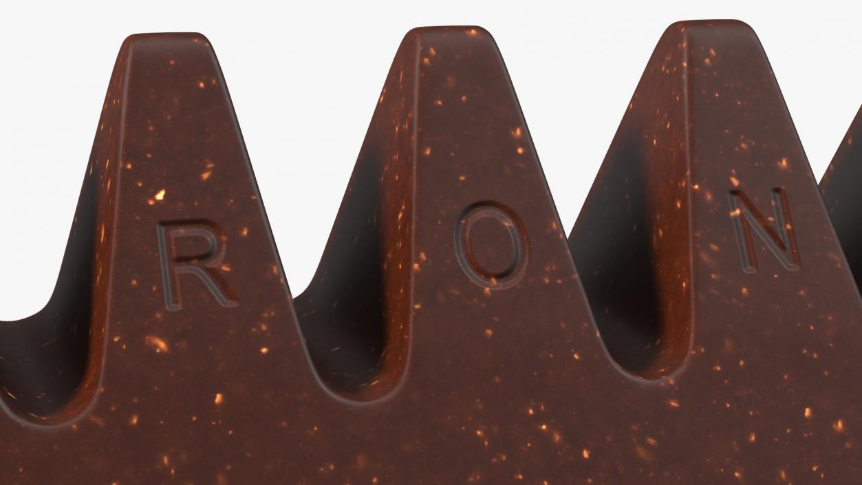 3D Toblerone Dark Chocolate Bar model