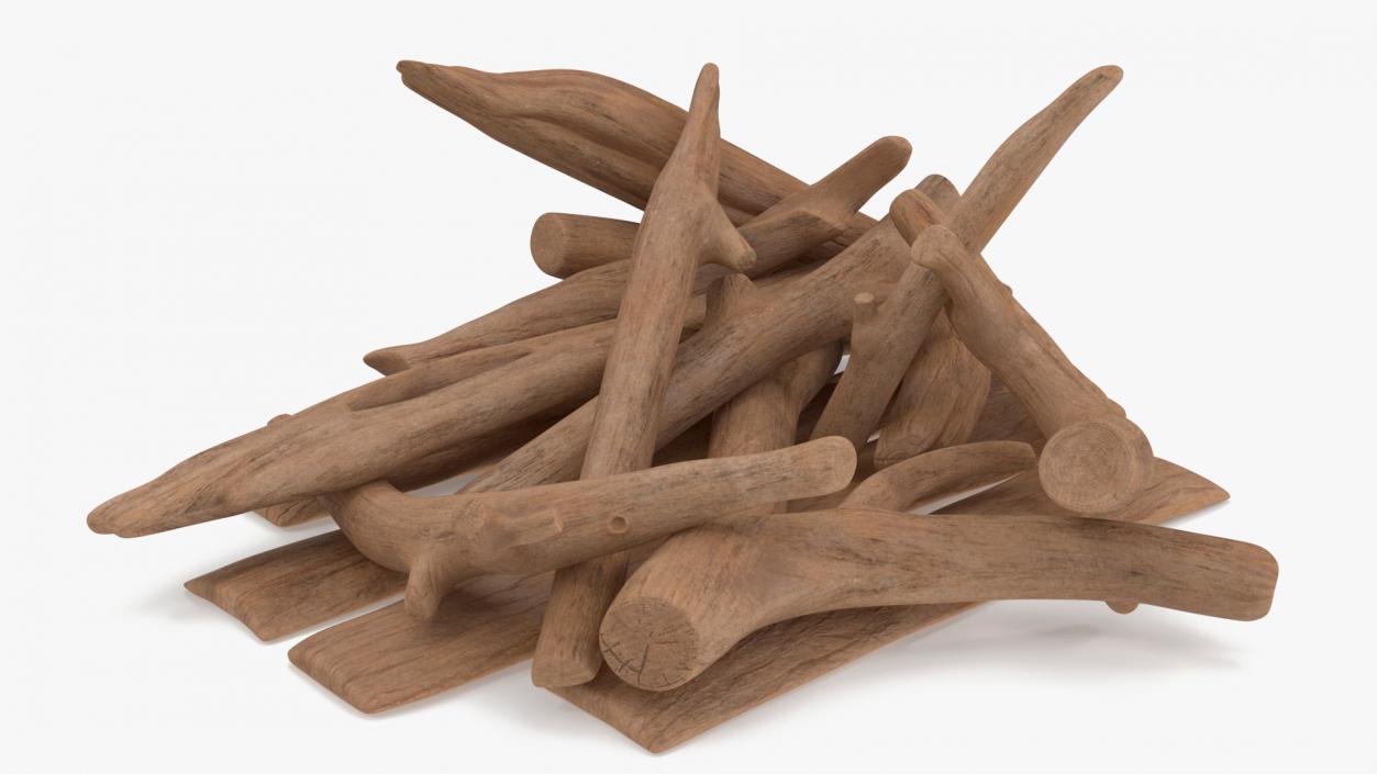 Driftwood Pile 3D model