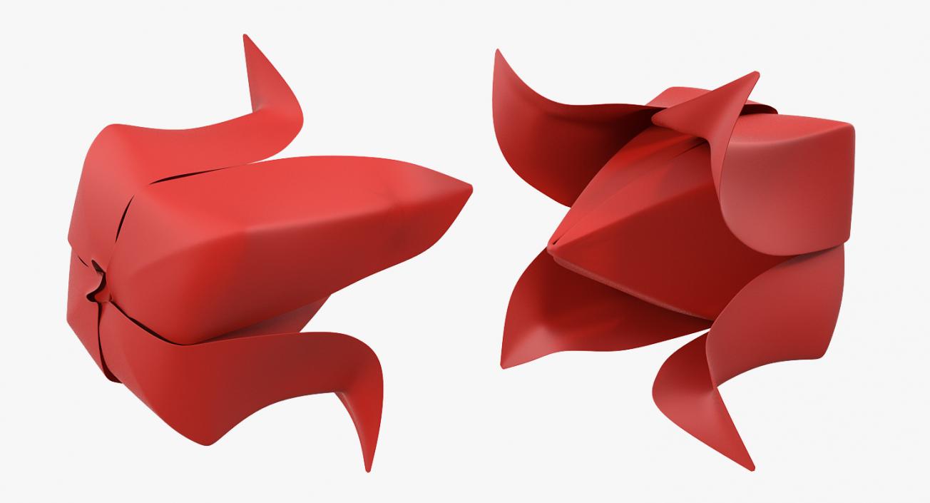 3D model Origami Paper Flower