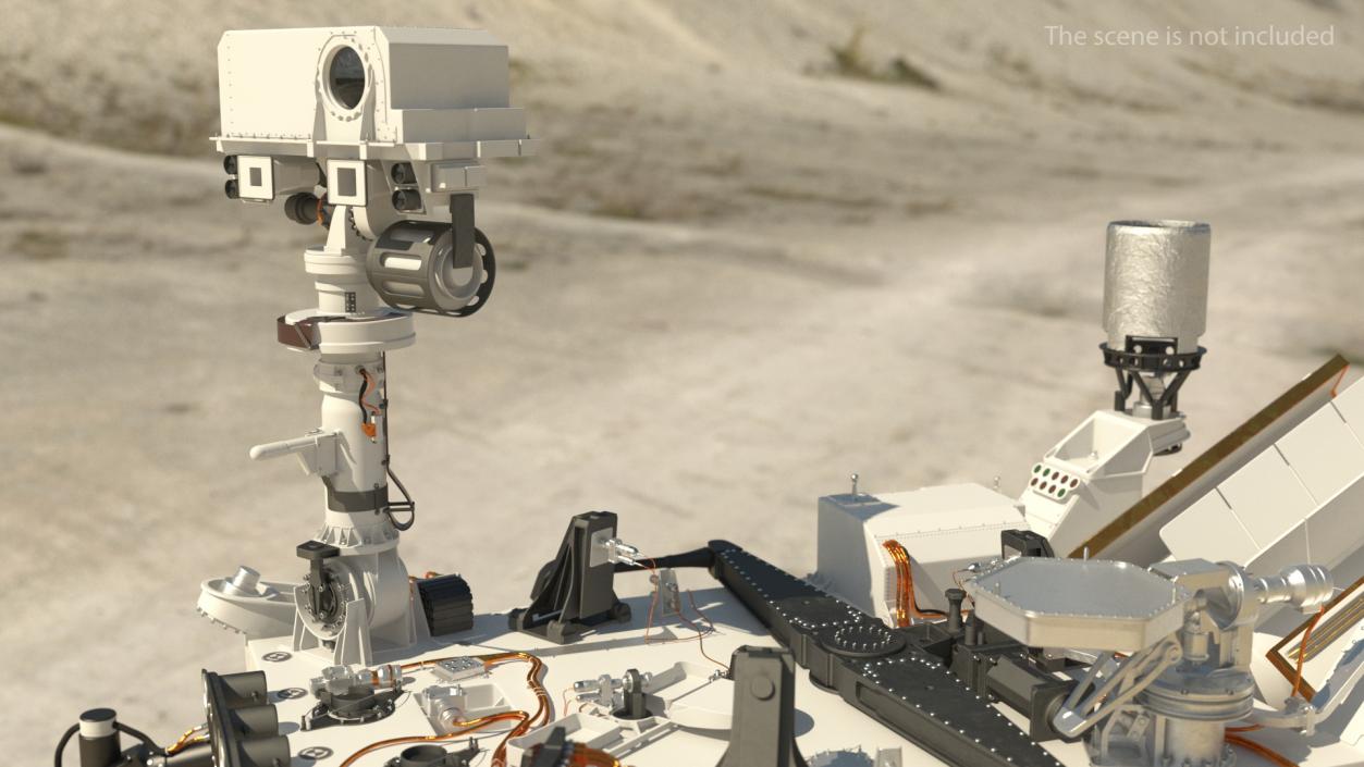 3D model Curiosity Mars Rover