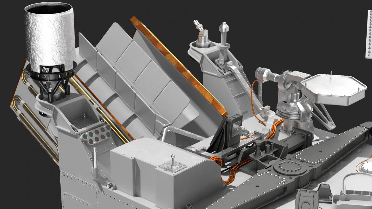 3D model Curiosity Mars Rover