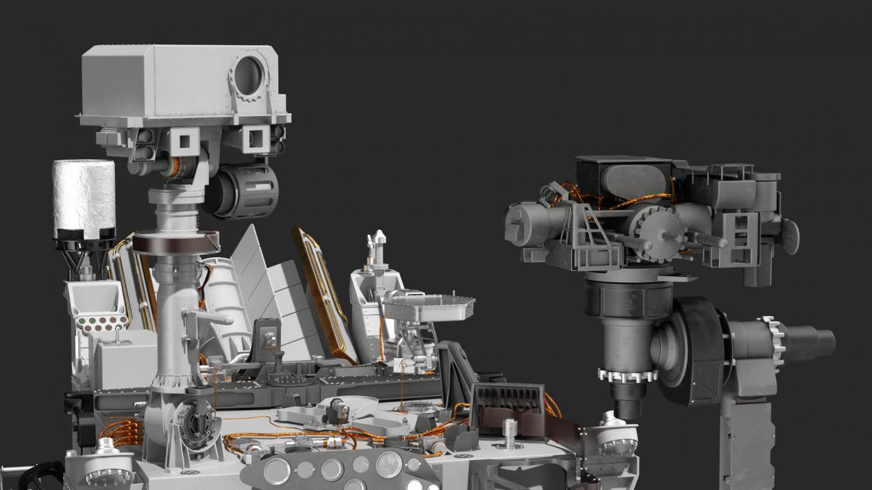 3D model Curiosity Mars Rover