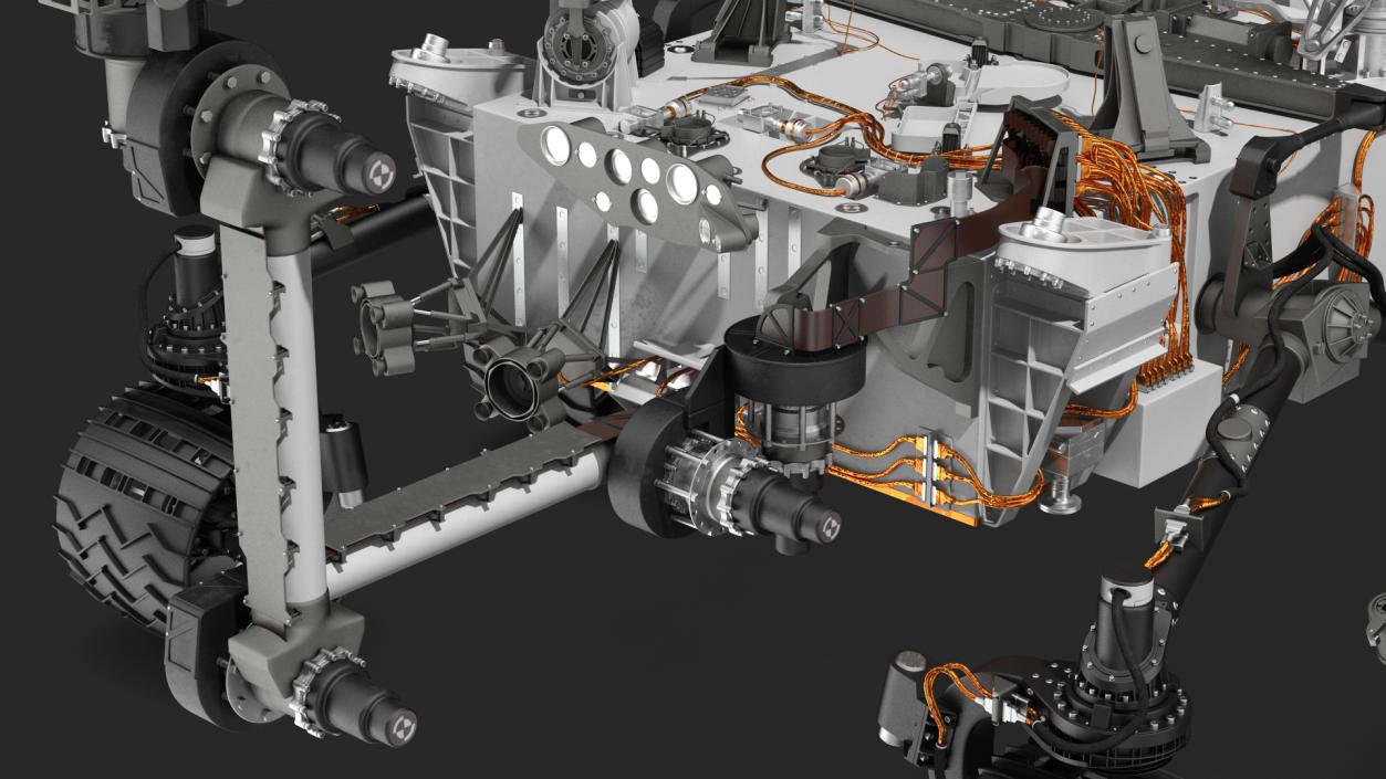 3D model Curiosity Mars Rover