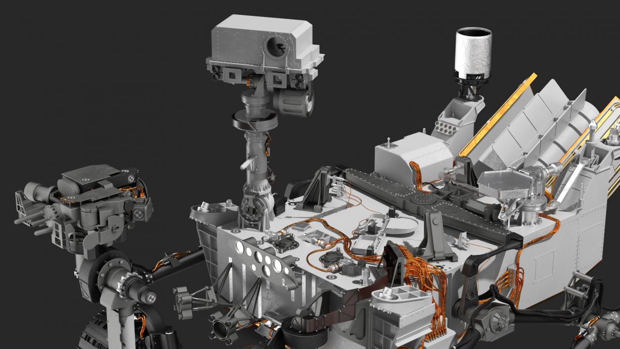 3D model Curiosity Mars Rover