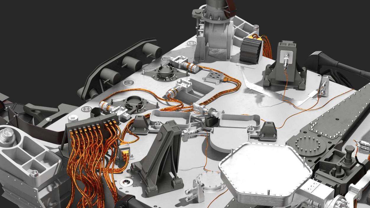 3D model Curiosity Mars Rover