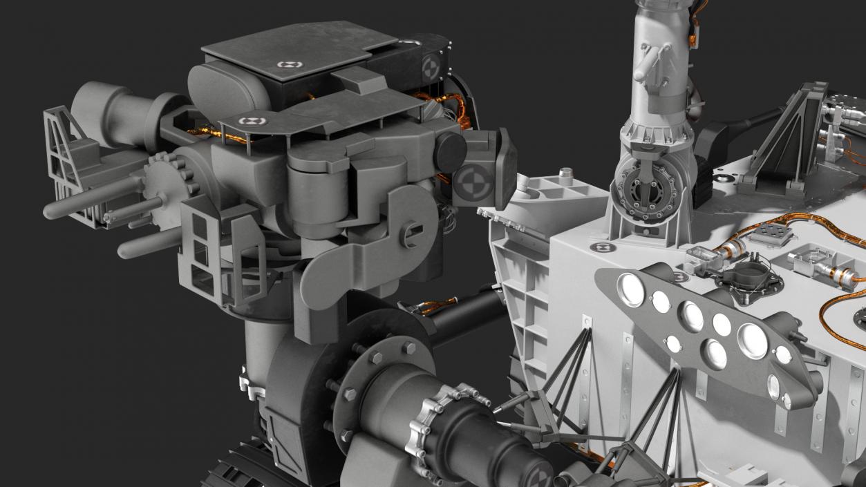 3D model Curiosity Mars Rover