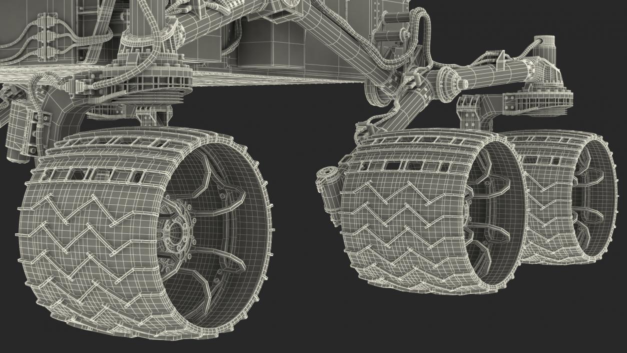 3D model Curiosity Mars Rover