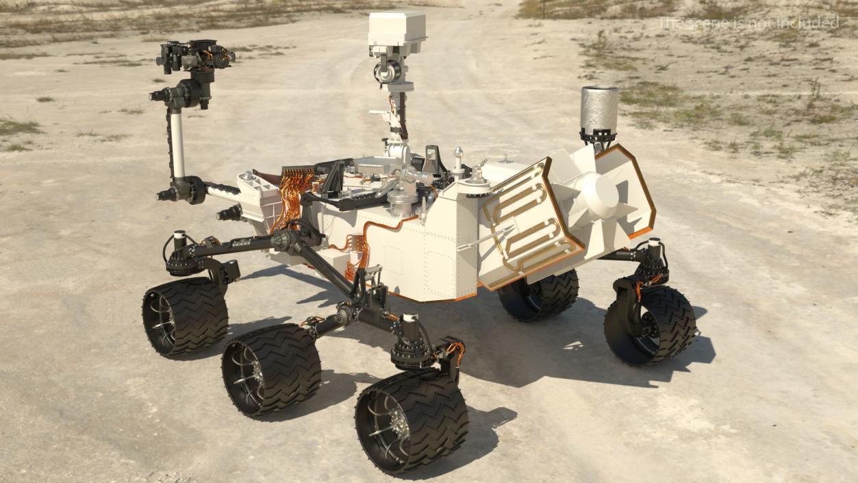 3D model Curiosity Mars Rover