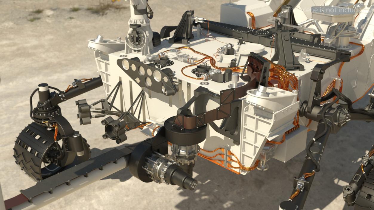 3D model Curiosity Mars Rover