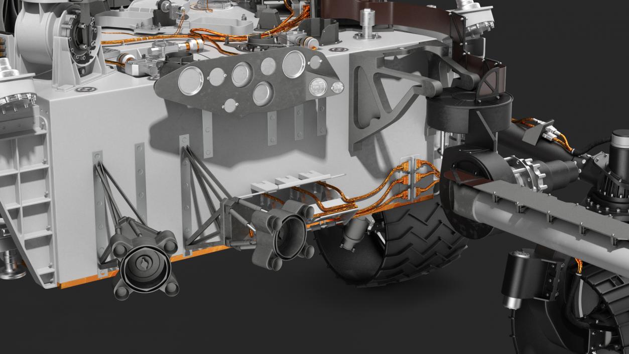 3D model Curiosity Mars Rover