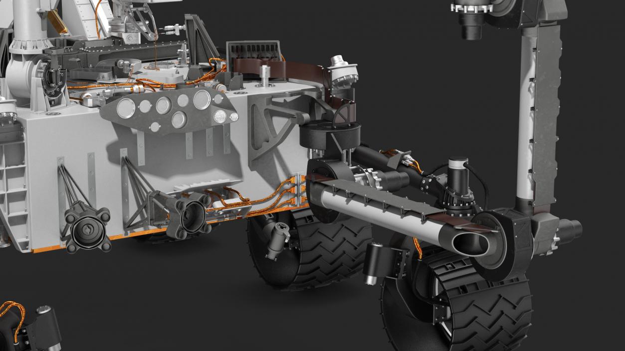 3D model Curiosity Mars Rover