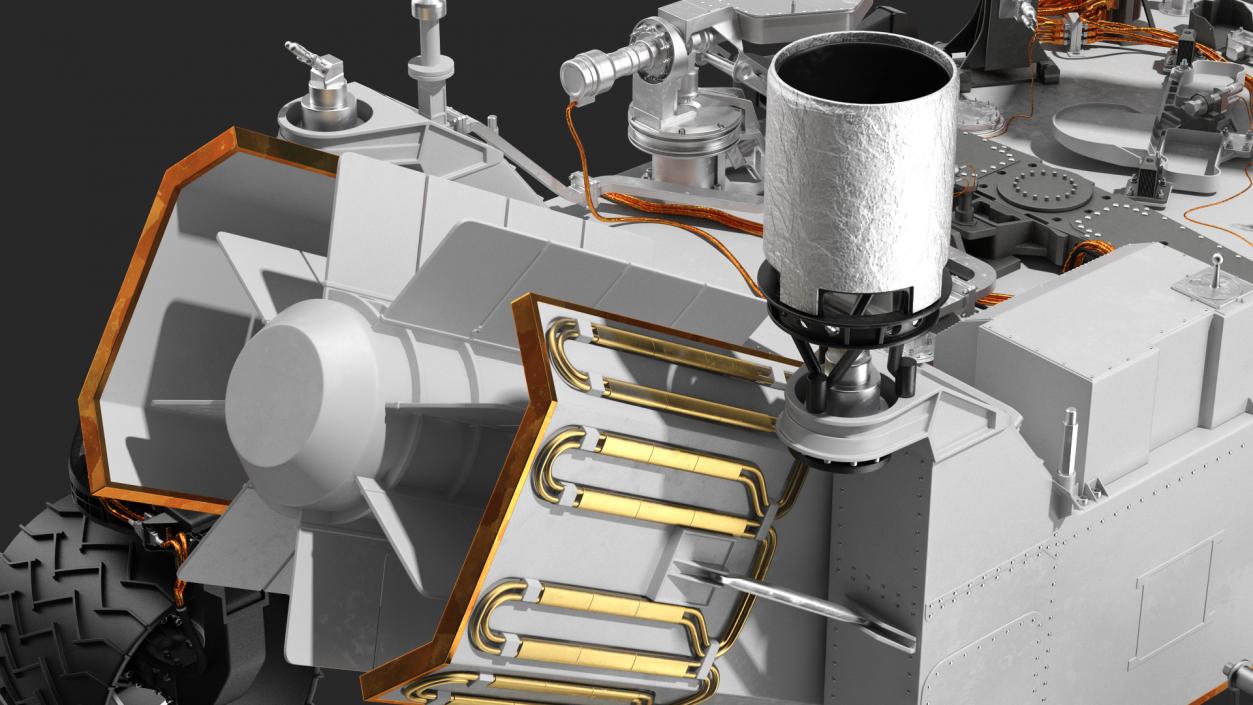 3D model Curiosity Mars Rover