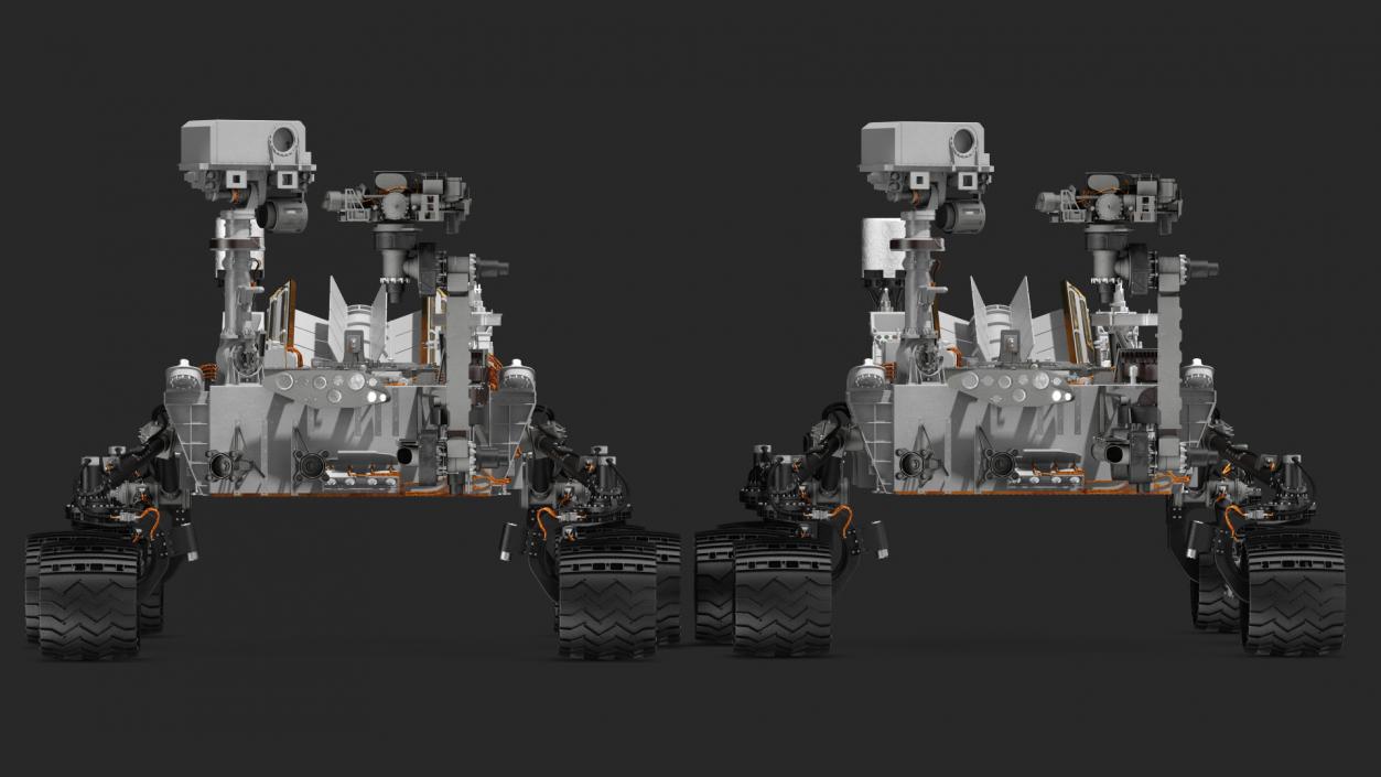 3D model Curiosity Mars Rover