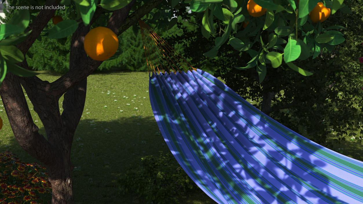 3D Striped Hammock Relaxation