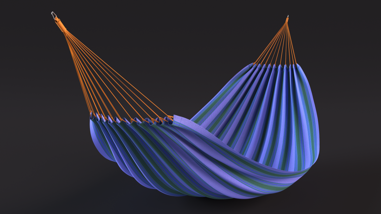 3D Striped Hammock Relaxation