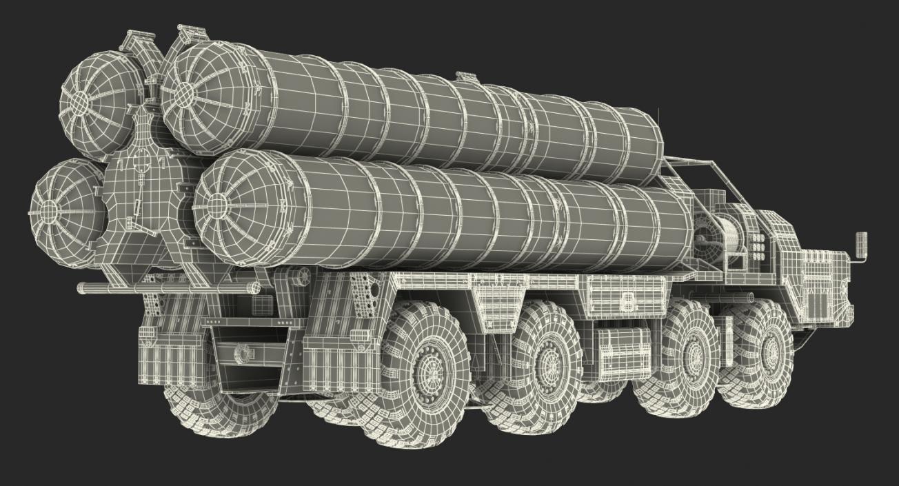 SA-10 Grumble or S-300 Russian Missile System Rigged 3D