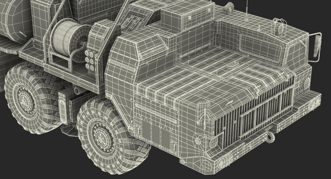 SA-10 Grumble or S-300 Russian Missile System Rigged 3D