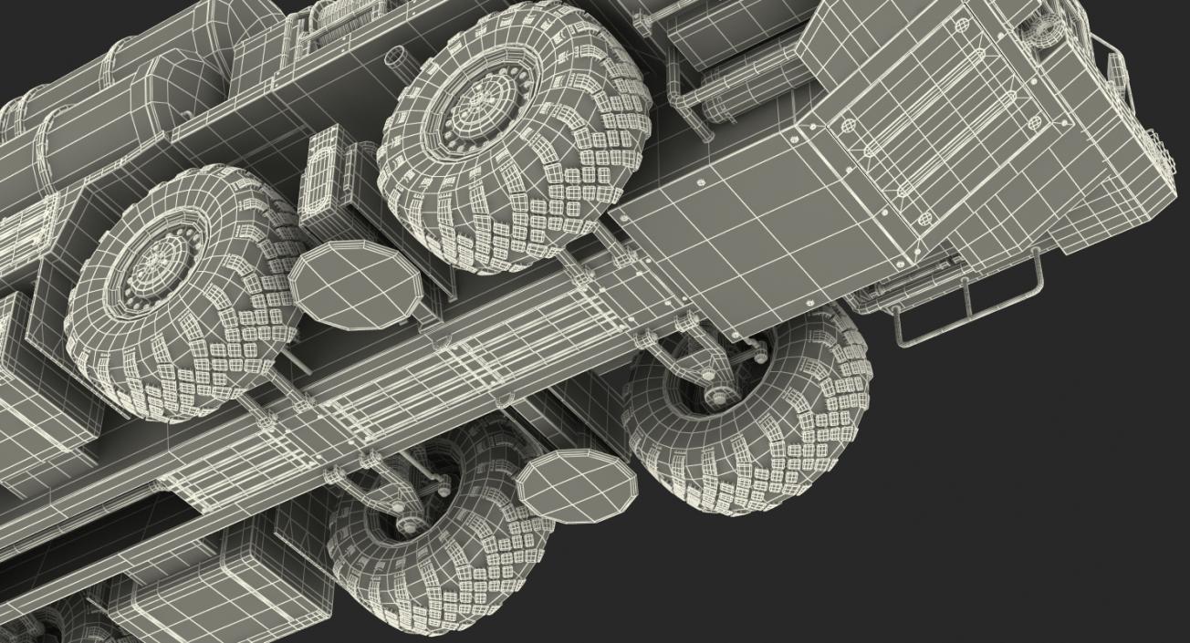 SA-10 Grumble or S-300 Russian Missile System Rigged 3D