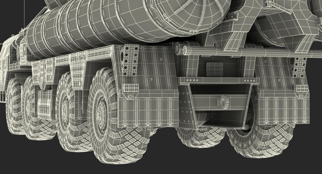 SA-10 Grumble or S-300 Russian Missile System Rigged 3D