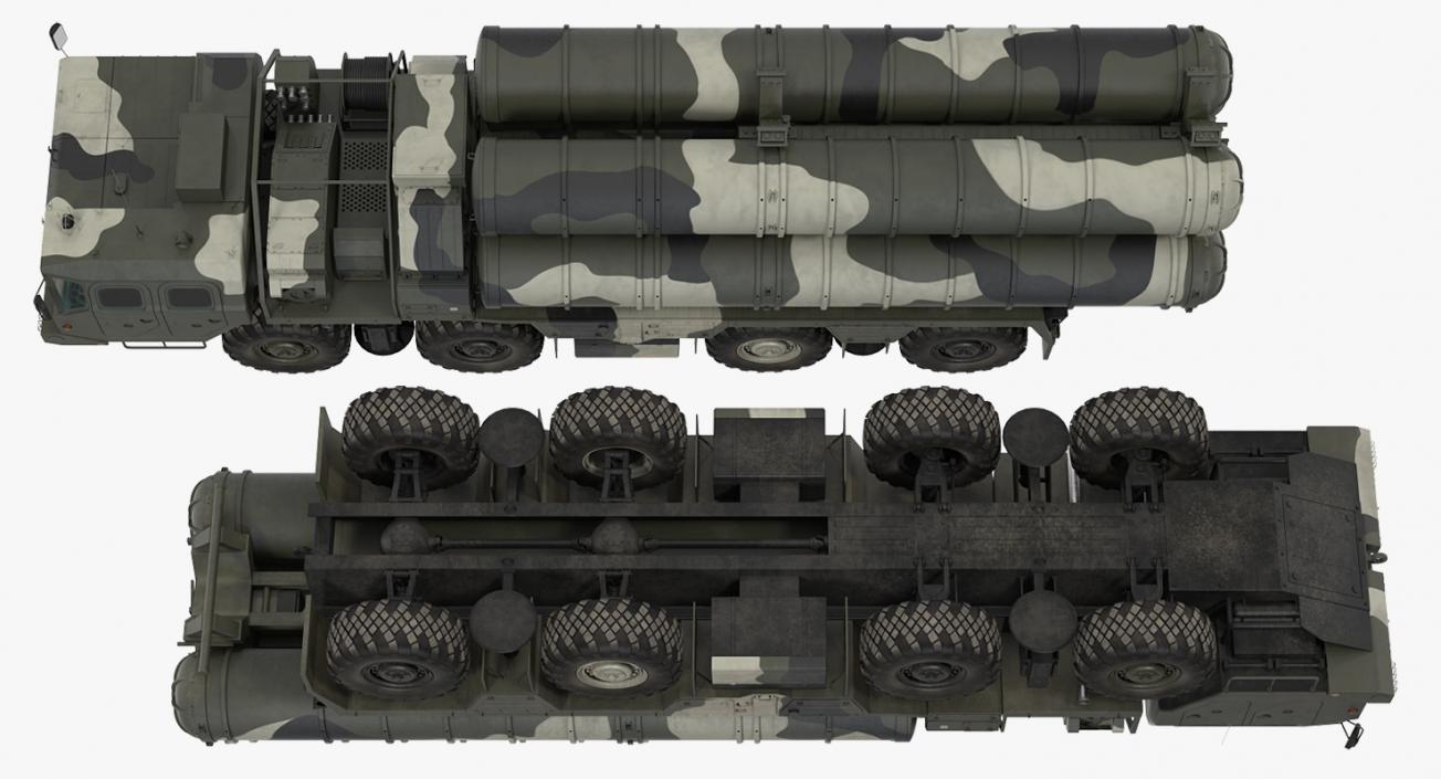 SA-10 Grumble or S-300 Russian Missile System Rigged 3D