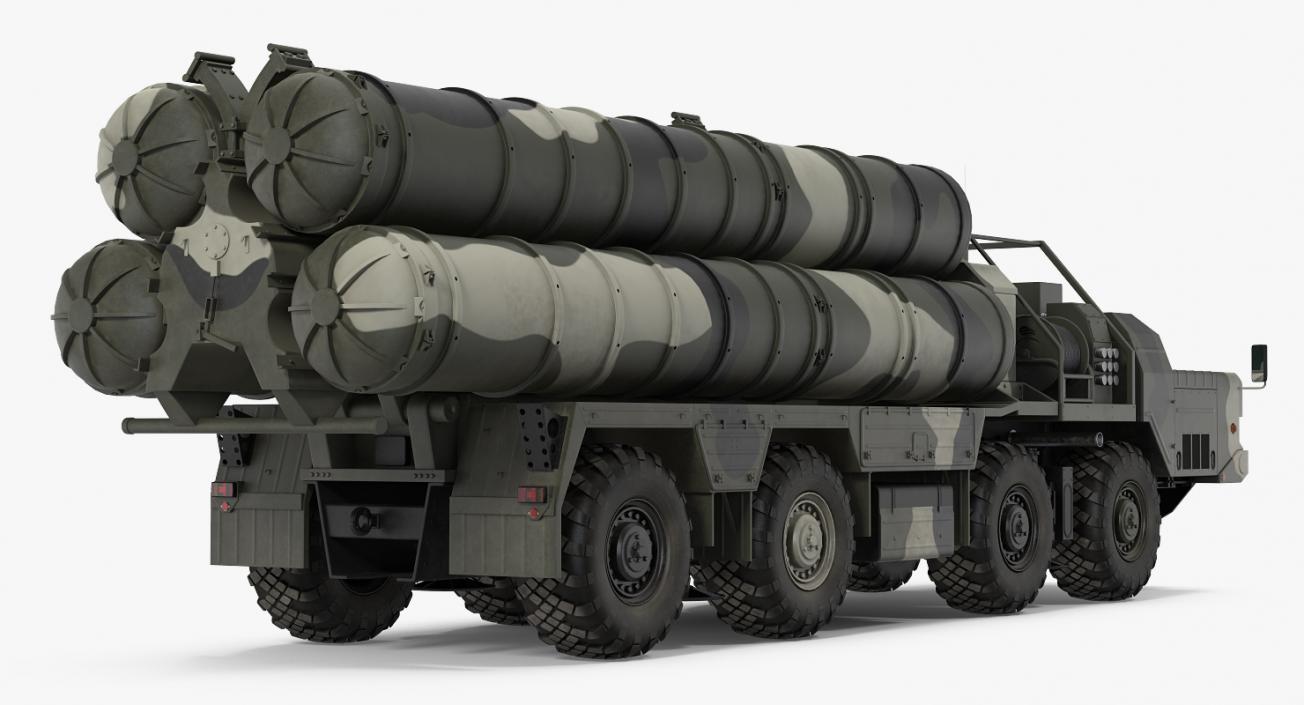 SA-10 Grumble or S-300 Russian Missile System Rigged 3D