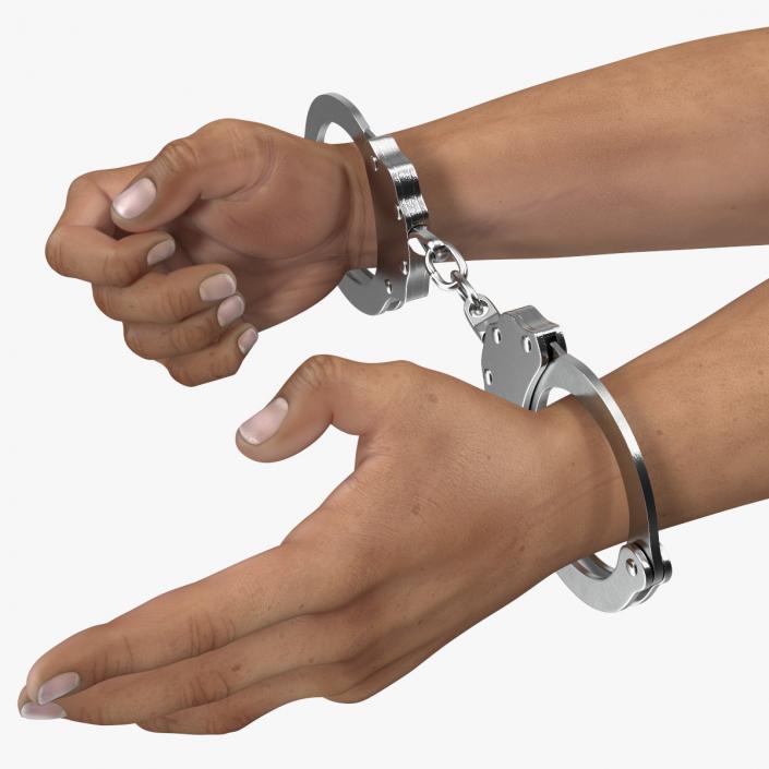 3D model Handcuffed Man Hands