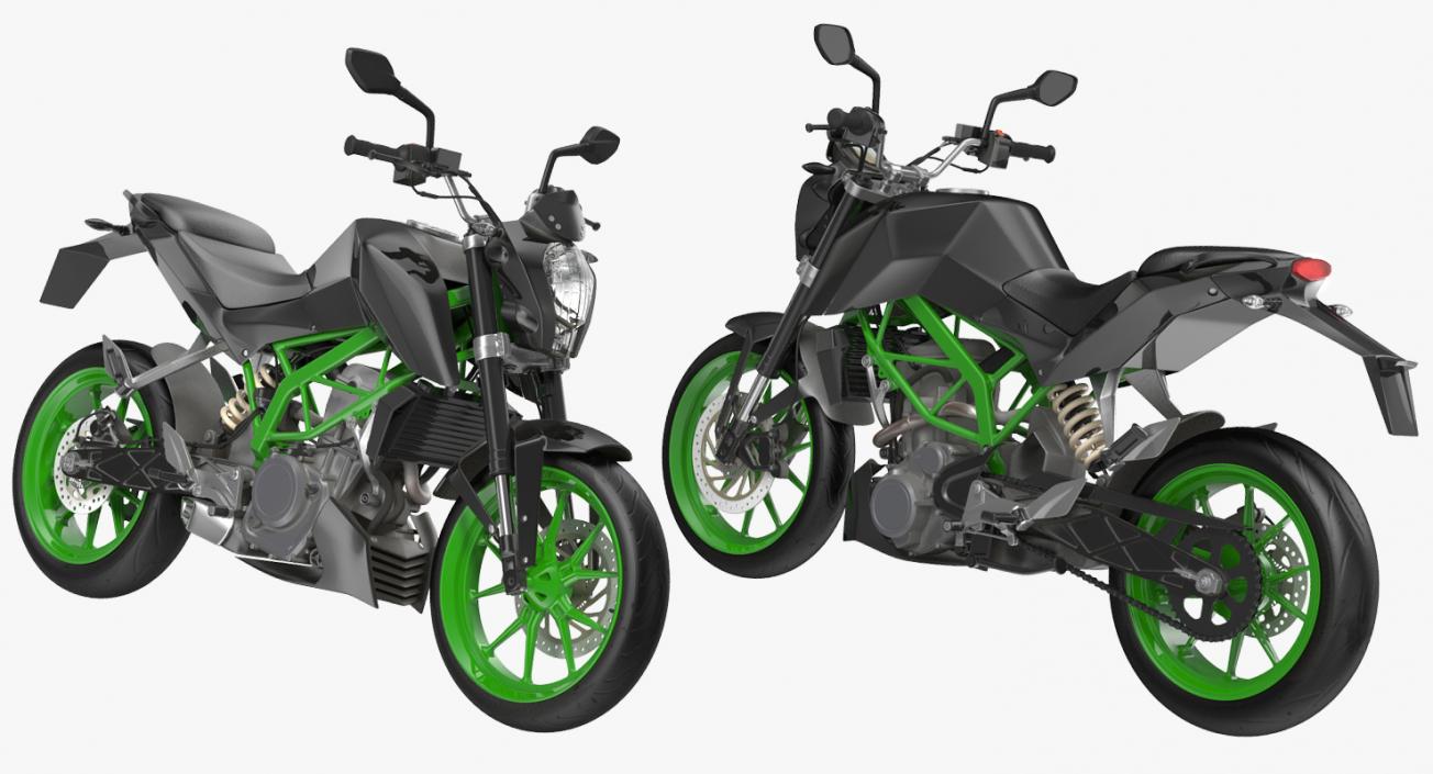 Generic Sport Motorcycle 3D model