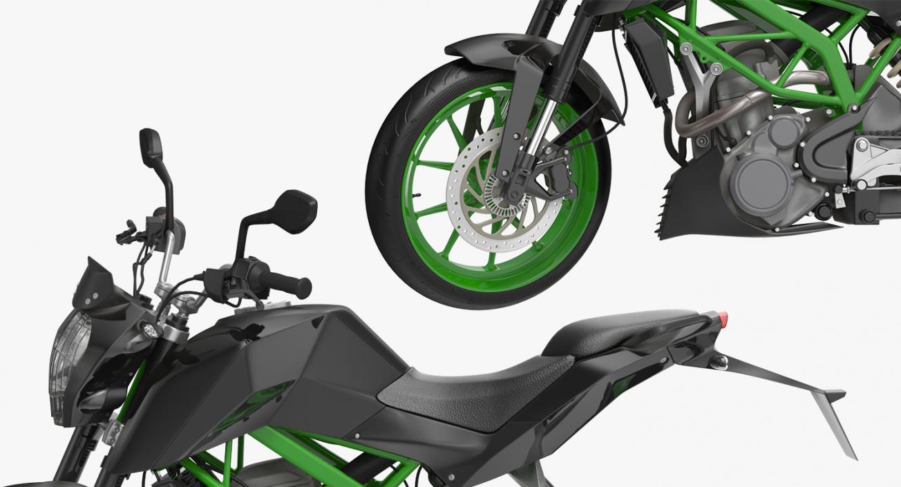 Generic Sport Motorcycle 3D model