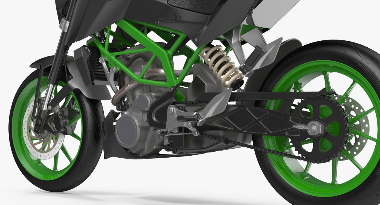 Generic Sport Motorcycle 3D model