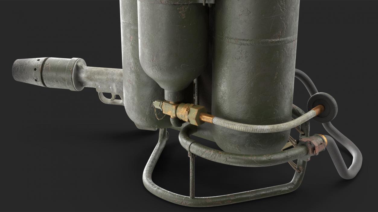 M2 Flamethrower Backpack 3D model