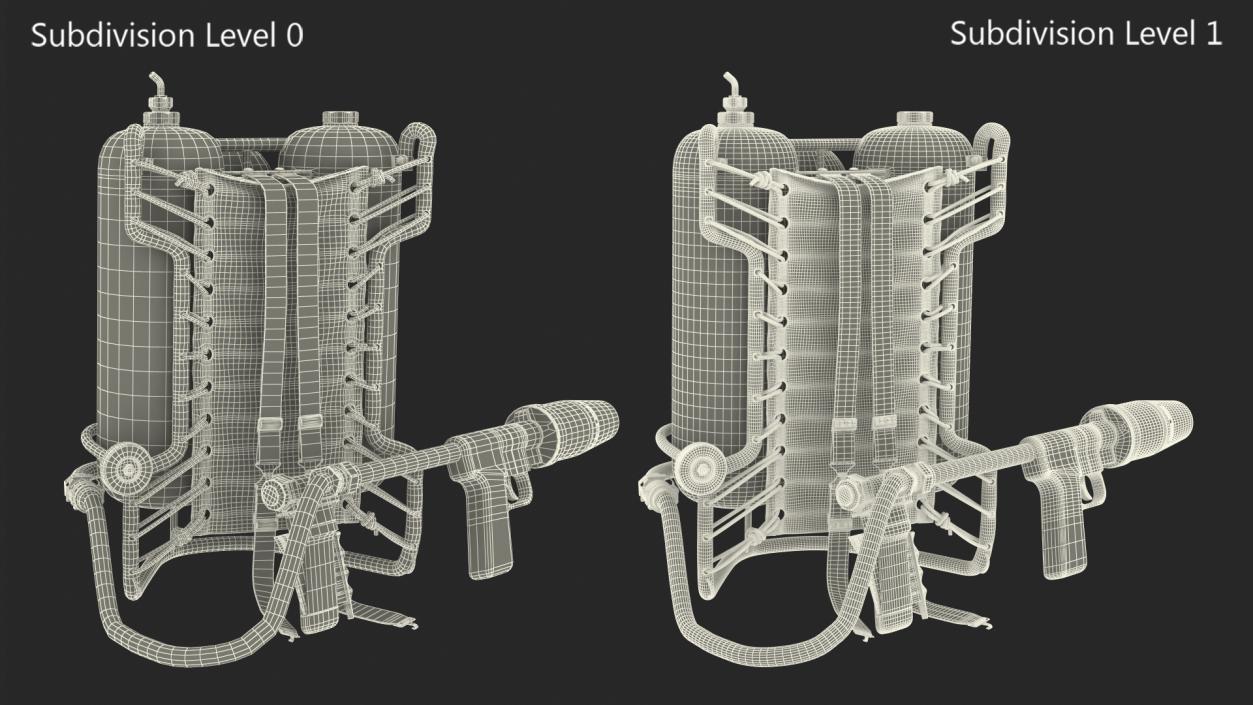 M2 Flamethrower Backpack 3D model