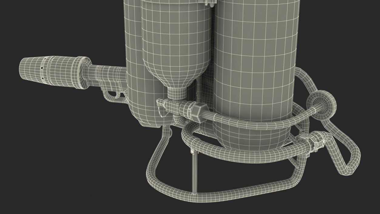 M2 Flamethrower Backpack 3D model