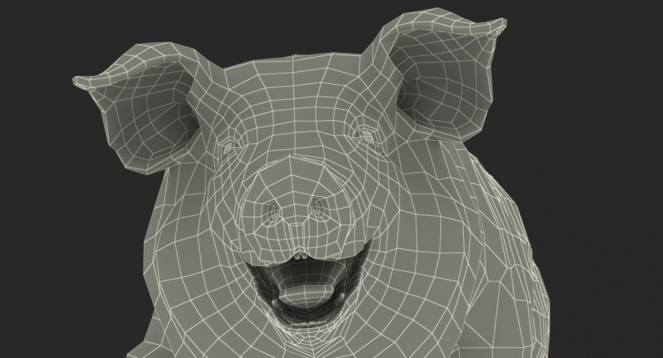 Pig Sow Peitrain Walking Pose 3D model