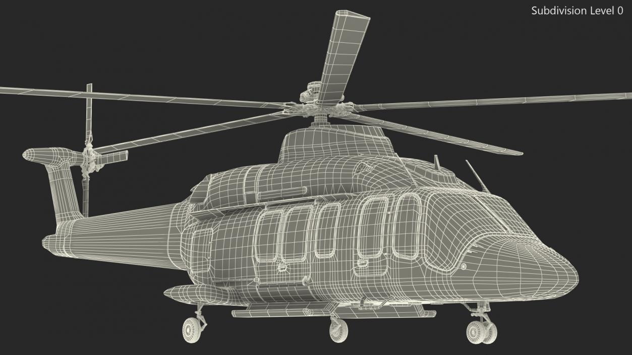 3D Corporate Helicopter Generic model