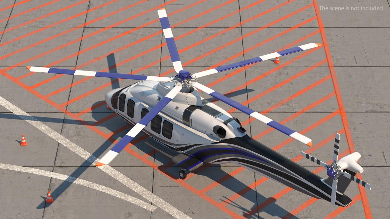 3D Corporate Helicopter Generic model